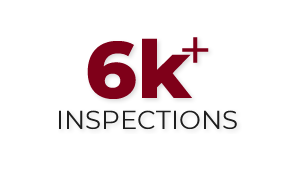 6000+ Inspections